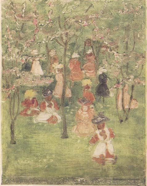 Maurice Prendergast Spring in Franklin Park China oil painting art